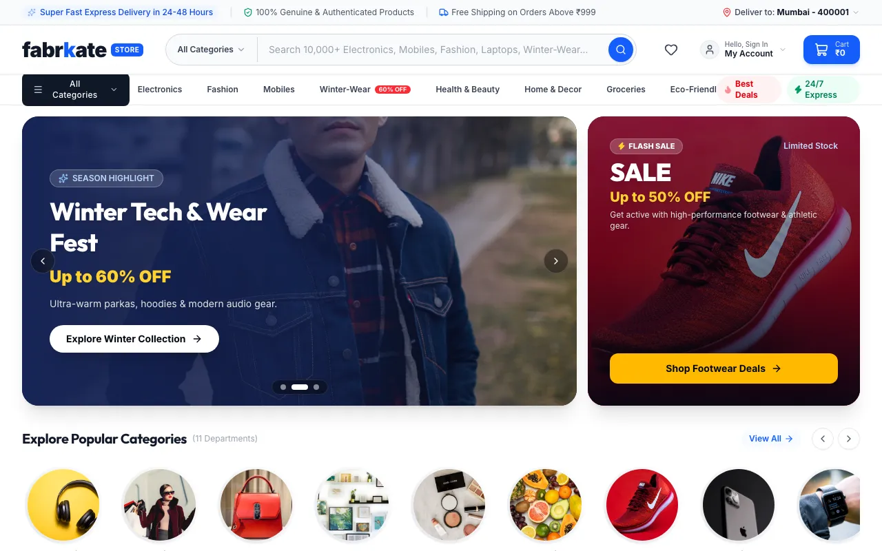 Fabrkate website